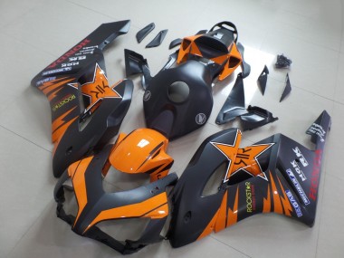 Purchase 2004-2005 Orange Matte Black Rockstar Honda CBR1000RR Motorcycle Fairings UK