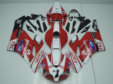 Purchase 2004-2005 White Red Blue Black Fiamm Ficc 7 Honda CBR1000RR Motorcycle Fairings UK