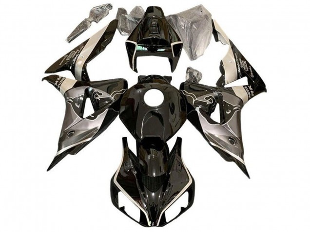 Purchase 2006-2007 Grey Glossy Black Bull Honda CBR1000RR Motorcycle Fairings UK
