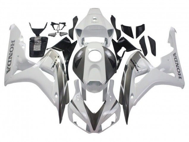 Purchase 2006-2007 White Grey Honda CBR1000RR Motorcycle Fairings UK