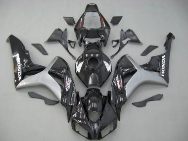 Purchase 2006-2007 Silver Glossy Black Honda CBR1000RR Motorcycle Fairing UK