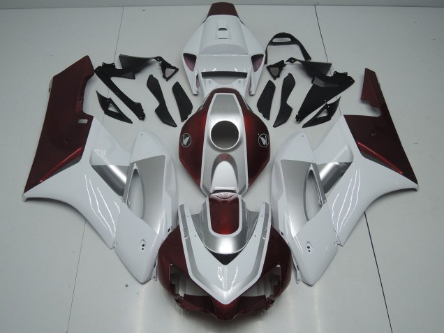 Purchase 2006-2007 White Silver Glossy Black Honda CBR1000RR Motorcycle Fairings UK