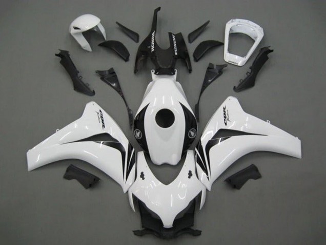 Purchase 2008-2011 White Glossy Black Honda CBR1000RR Motorcycle Fairing UK