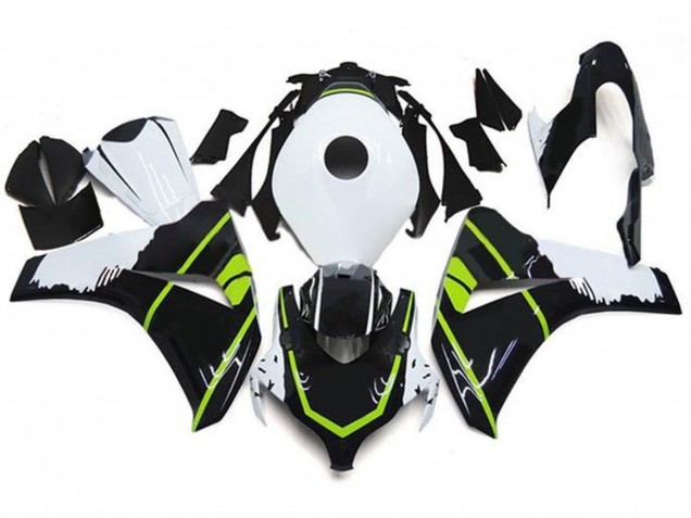 Purchase 2008-2011 White Green Glossy Black Honda CBR1000RR Motorcycle Fairings UK
