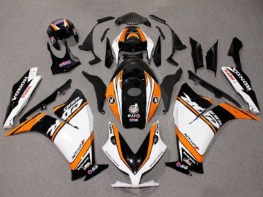 Purchase 2012-2016 White Orange Glossy Black Honda CBR1000RR Motorcycle Fairings UK