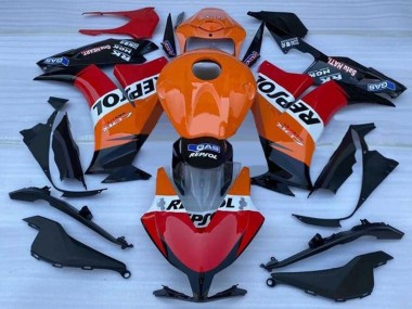 Purchase 2012-2016 Orange White Red Glossy Black Repsol Honda CBR1000RR Motorcycle Fairing UK