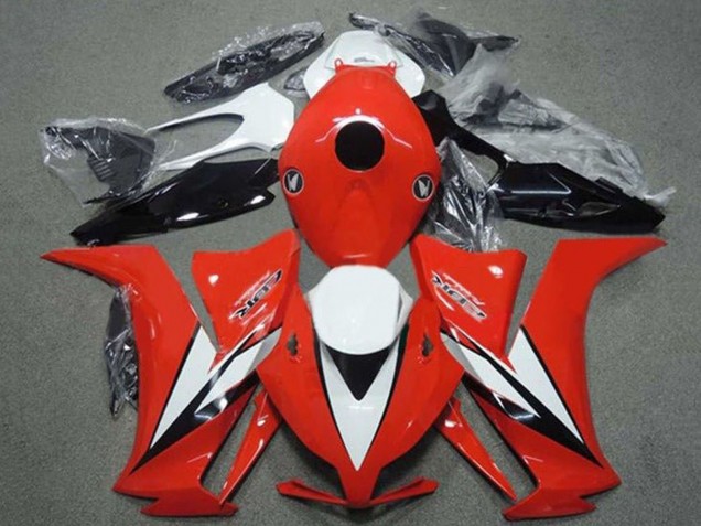 Purchase 2012-2016 White Red Glossy Black Stripe Honda CBR1000RR Motorcycle Fairings UK