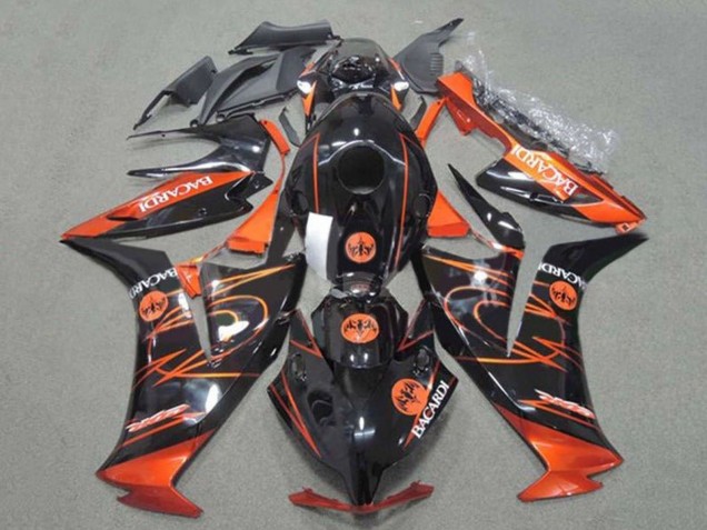 Purchase 2012-2016 Orange Glossy Black BACARDI Honda CBR1000RR Motorcycle Fairings UK