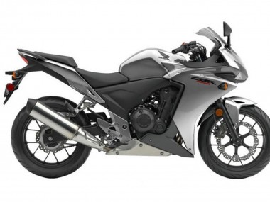 Purchase 2013-2015 Silver Honda CBR500R Motorcycle Fairings UK