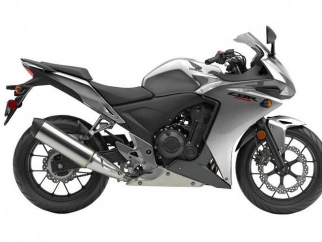 Purchase 2013-2015 Silver Honda CBR500R Motorcycle Fairings UK
