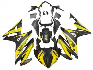 Purchase 2016-2018 Matte Yellow Black Honda CBR500R Motorcycle Fairings UK