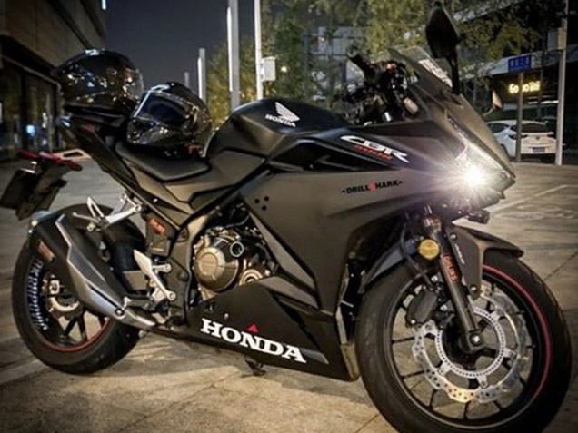 Purchase 2022-2023 Matte Black White Red Honda CBR500R Motorcycle Fairings UK