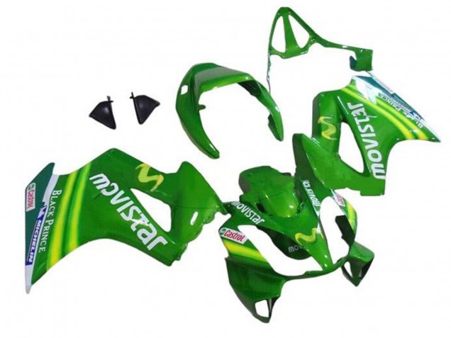 Purchase 2002-2013 Green MoviStar Castrol Honda VFR 800 Motorcycle Fairings UK