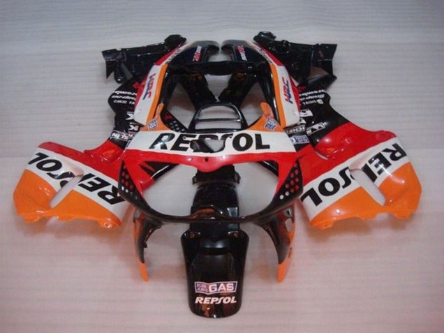 Purchase 1994-1995 Orange White Red Glossy Black Repsol Honda CBR900RR 893 Motorcycle Fairings UK