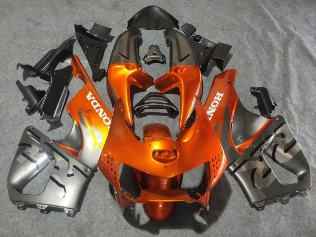 Purchase 1998-1999 Silver Orange Chrome Honda CBR900RR 919 Motorcycle Fairings UK