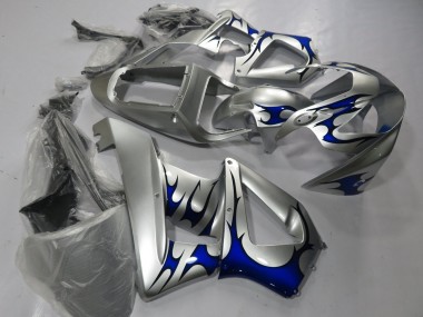 Purchase 2000-2001 Silver Blue Tribal Honda CBR900RR 929 Motorcycle Fairings UK