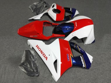 Purchase 2002-2003 White Red Blue Racing Honda CBR900RR 954 Motorcycle Fairings UK