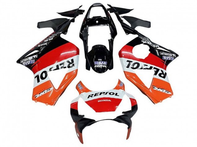 Purchase 2002-2003 White Orange Red Glossy Black Repsol Honda CBR900RR 954 Motorcycle Fairings UK