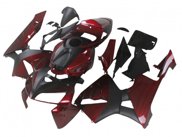 Purchase 2005-2006 Maroon Red Matte Black Honda CBR600RR Motorcycle Fairings UK