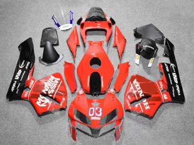 Purchase 2005-2006 Red Black White 03 Honda CBR600RR Motorcycle Fairings UK