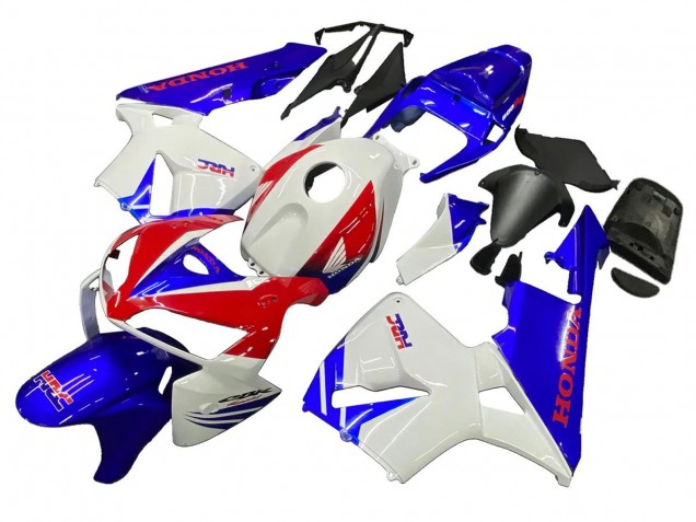 Purchase 2005-2006 White Red Blue HRC Honda CBR600RR Motorcycle Fairings UK
