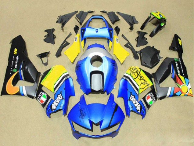 Purchase 2013-2023 Blue Yellow Matte Black Green Monster Honda CBR600RR Motorcycle Fairings UK