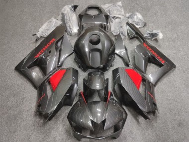 Purchase 2013-2023 Faux Carbon Fiber Red Honda CBR600RR Motorcycle Fairings UK