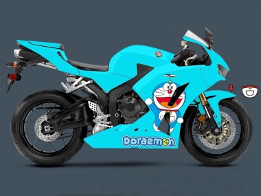 Purchase 2013-2023 Light Blue Doraemon Honda CBR600RR Motorcycle Fairings UK