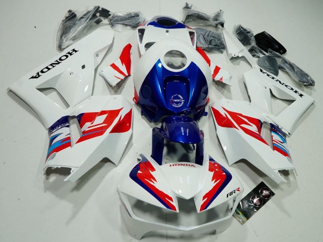 Purchase 2013-2023 White Red Blue Fireblade Honda CBR600RR Motorcycle Fairings UK