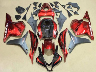 Purchase 2009-2012 Silver Red Glossy Black Honda CBR600RR Motorcycle Fairings UK