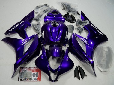 Purchase 2007-2008 Blue Glossy Black Honda CBR600RR Bike Fairings UK