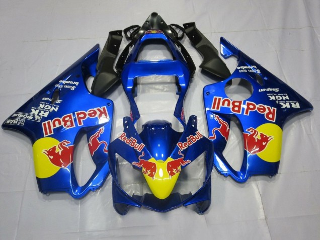 Purchase 2001-2003 Blue Yellow Red Bull Honda CBR600 F4i Motorcycle Fairings UK