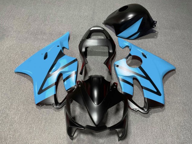 Purchase 2001-2003 Light Blue Matte Black Honda CBR600 F4i Motorcycle Fairings UK