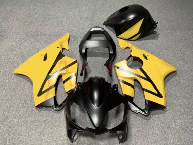 Purchase 2001-2003 Yellow Matte Black Honda CBR600 F4i Motorcycle Fairings UK