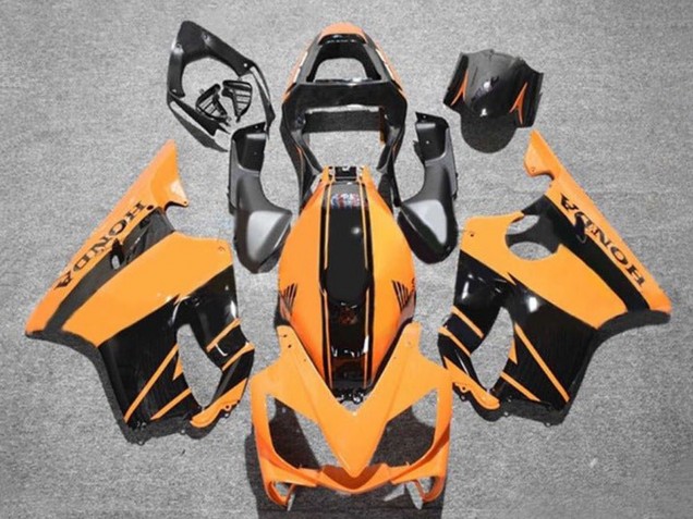 Purchase 2001-2003 Orange Glossy Black Stripe Honda CBR600 F4i Motorcycle Fairings UK