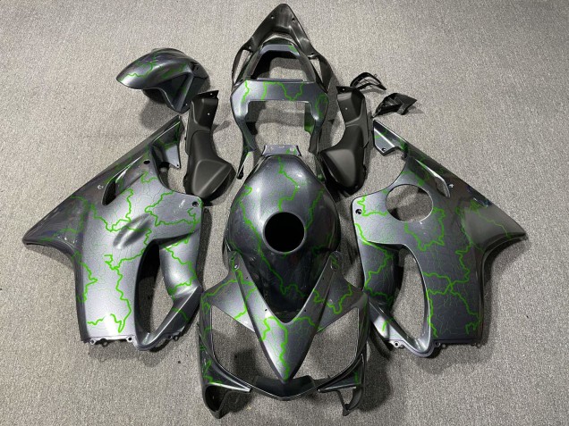 Purchase 2001-2003 Silver Green Lightning Honda CBR600 F4i Motorcycle Fairings UK