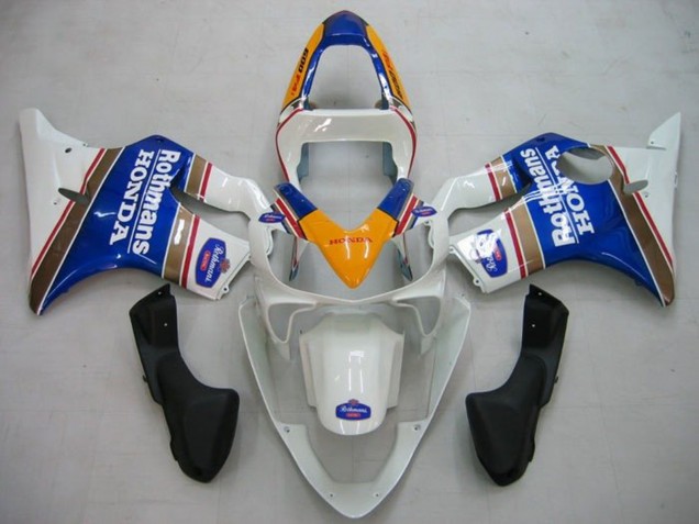 Purchase 2001-2003 Yellow White Blue Rothmans Honda CBR600 F4i Motorcycle Fairings UK