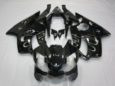 Purchase 2004-2007 Glossy Black White Flame Honda CBR600 F4i Motorcycle Fairings UK