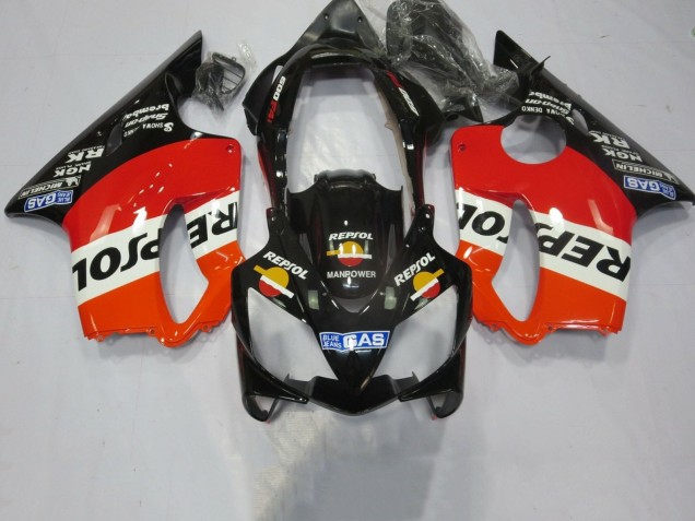Purchase 2004-2007 Orange White Red Glossy Black Repsol Honda CBR600 F4i Motorcycle Fairings UK