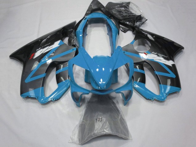 Purchase 2004-2007 Light Blue Grey Glossy Black Honda CBR600 F4i Motorcycle Fairings UK