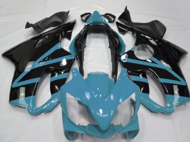 Purchase 2004-2007 Light Blue Glossy Black Honda CBR600 F4i Motorcycle Fairings UK
