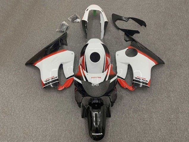 Purchase 2004-2007 White Red Glossy Black Honda CBR600 F4i Motorcycle Fairings UK