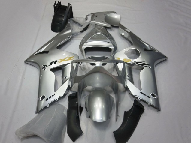 Purchase 2003-2004 Silver Kawasaki ZX6R Motorcycle Fairing UK