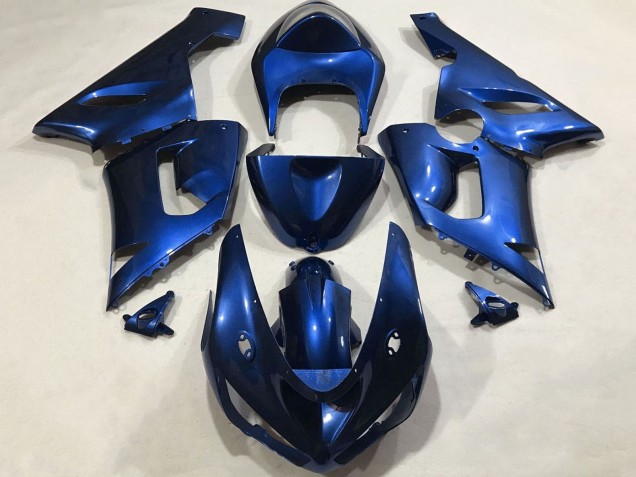 Purchase 2005-2006 Blue Kawasaki ZX6R Motorcycle Fairings UK