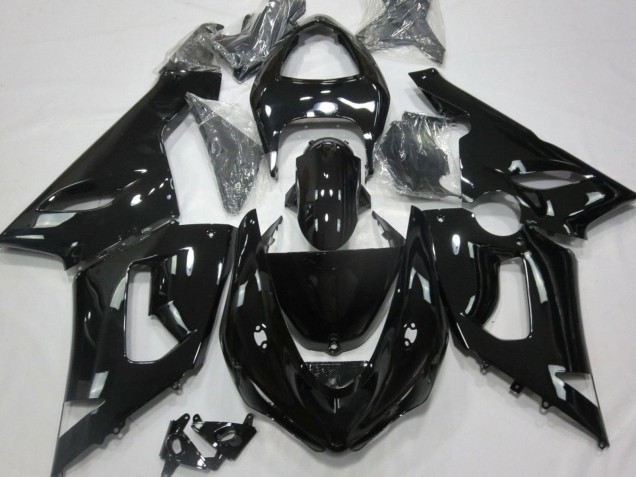 Purchase 2005-2006 Glossy Black Kawasaki ZX6R Motorcycle Fairings UK