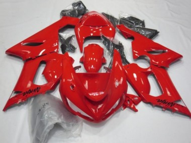 Purchase 2005-2006 Red Kawasaki ZX6R Motorcycle Fairings UK