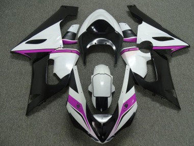 Purchase 2005-2006 White Black Pink Kawasaki ZX6R Motorcycle Fairings UK