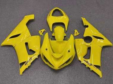 Purchase 2005-2006 Yellow Kawasaki ZX6R Motorcycle Fairings UK