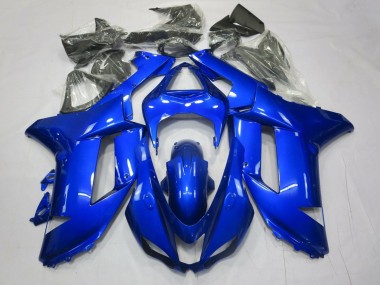 Purchase 2007-2008 Blue Kawasaki ZX6R Motorcycle Fairings UK