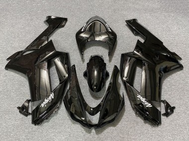 Purchase 2007-2008 Black Kawasaki ZX6R Motorcycle Fairings UK